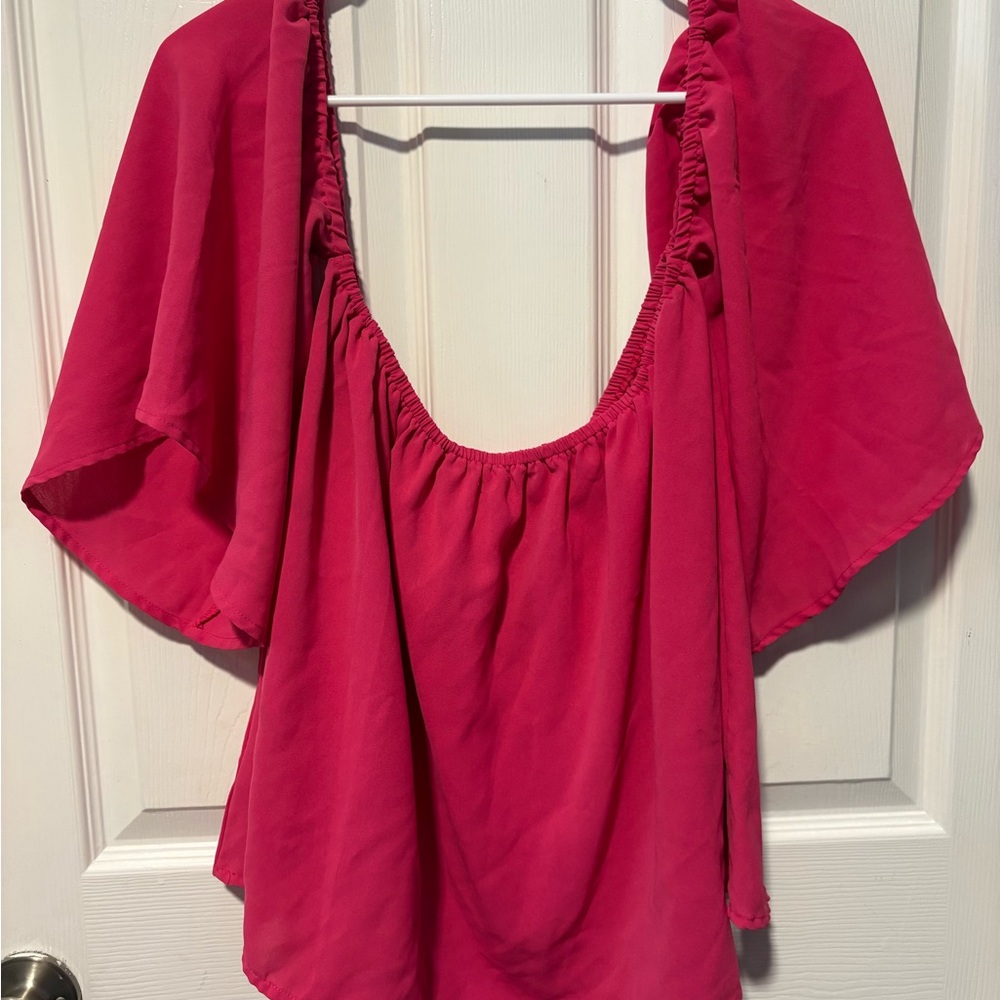 Chic Fuchsia Women's Blouse